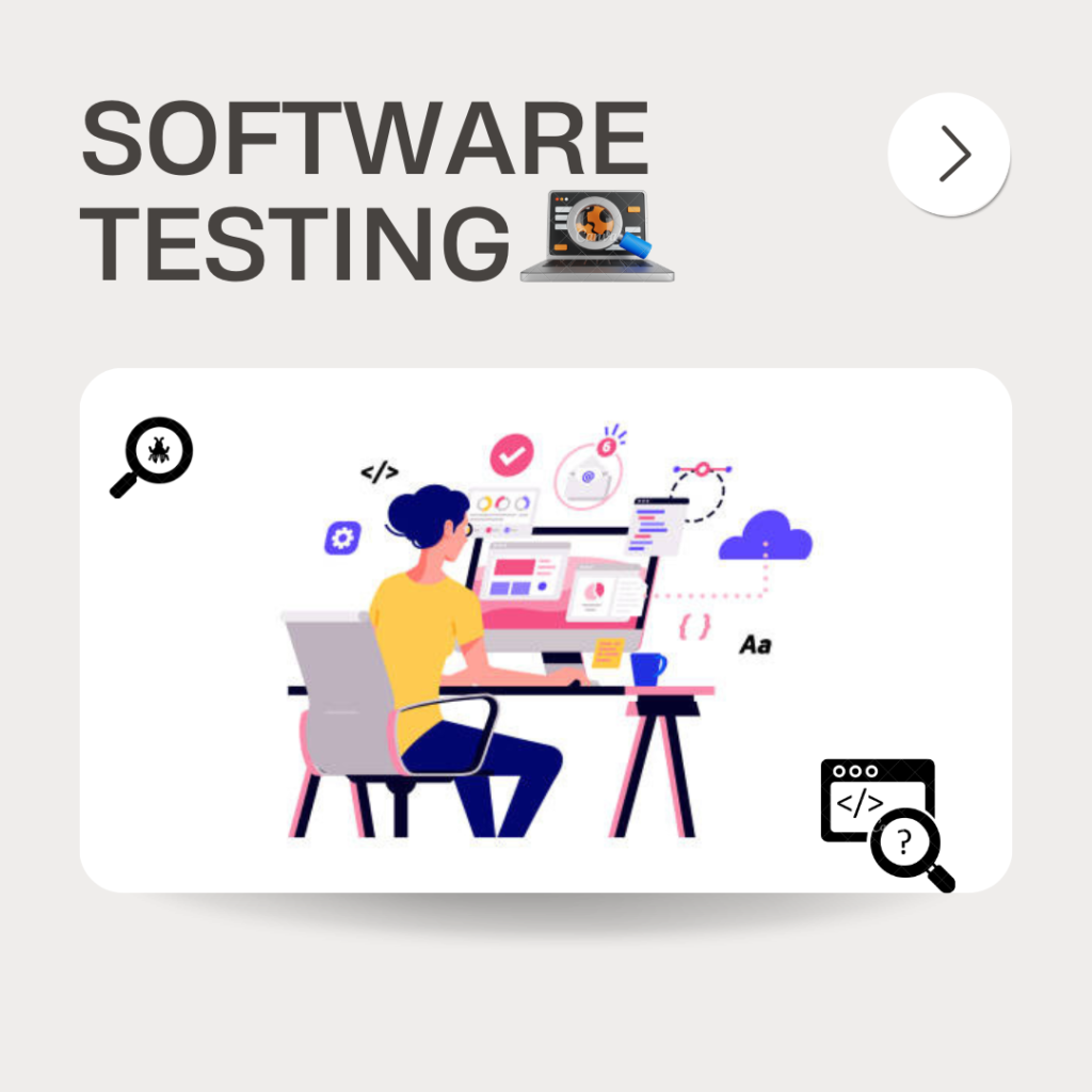 A person conduction Software Testing