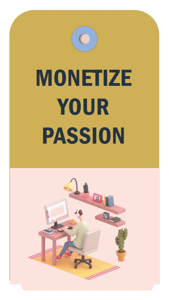 Content creators monetize their passion.